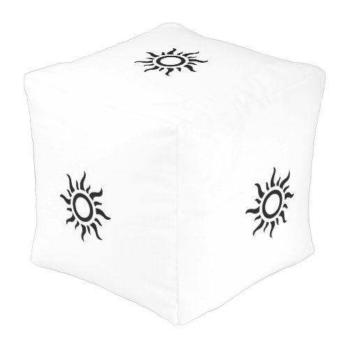 Cube Pouf _ Sun