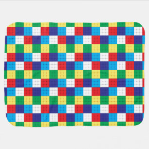 Cube Puzzle Game Baby Blanket