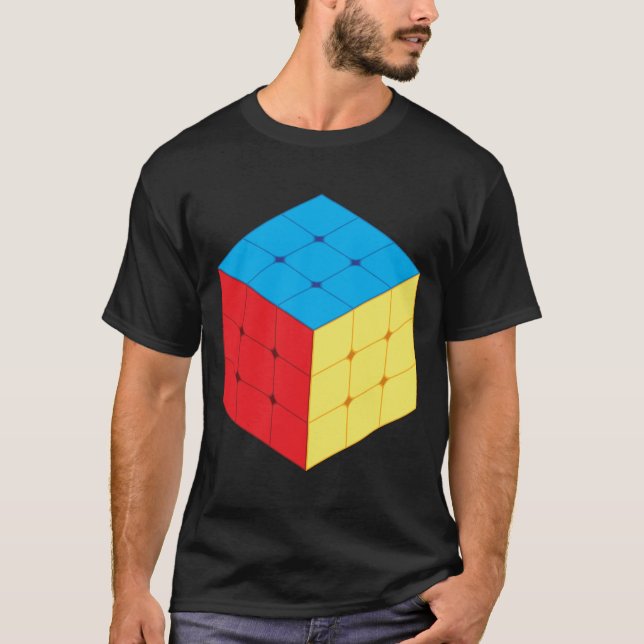 Cube Puzzle Game  T-Shirt (Front)