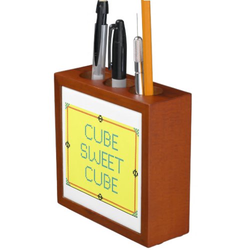 Cube Sweet Cube  Work Place Humor Desk Organizer