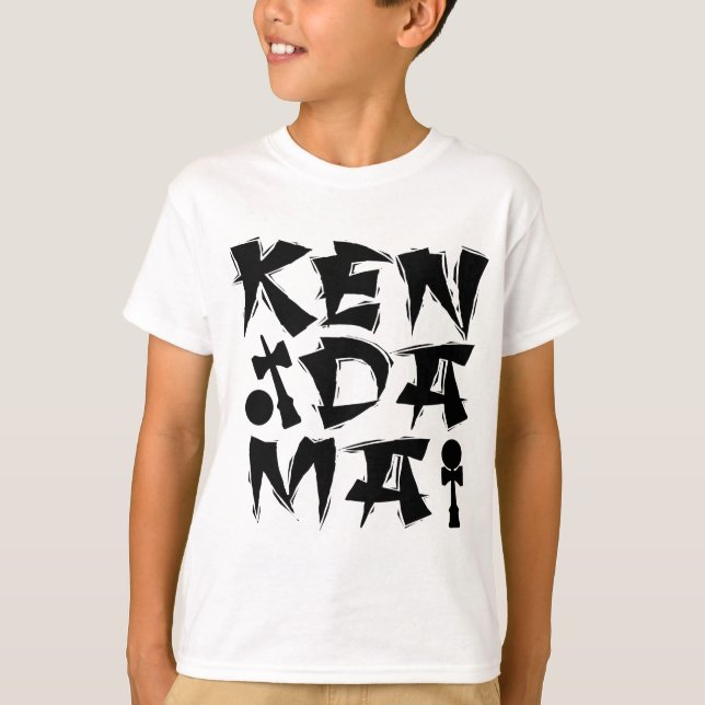 Cubed Kendama, black T-Shirt (Front)