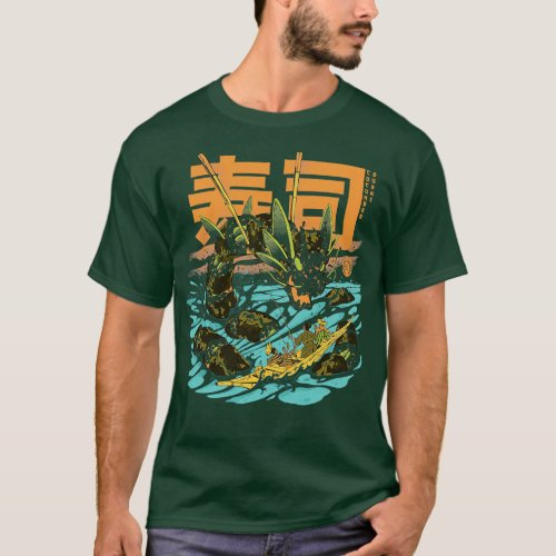 Cuber Sushi Dragon T_Shirt