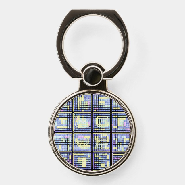 CUBES AND MORE CUBES PHONE RING STAND (Front)