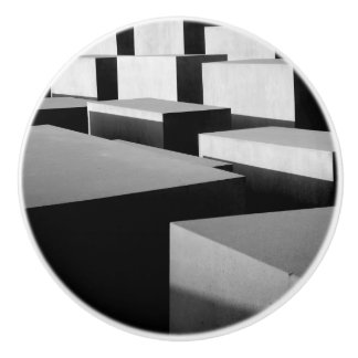 Cubes in Berlin Ceramic Knob