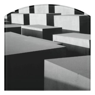 Cubes in Berlin Door Sign