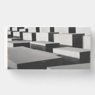 Cubes in Berlin Wooden Box Sign