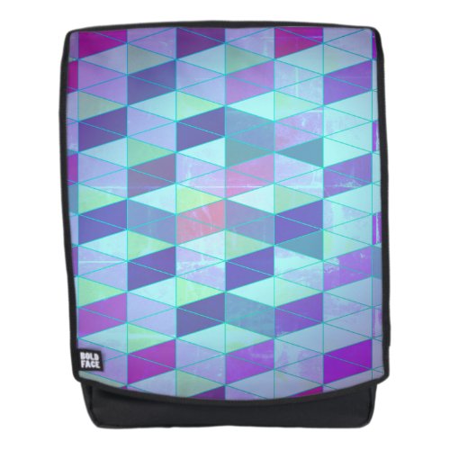 Cubes Into Triangles Geometric Pattern Backpack