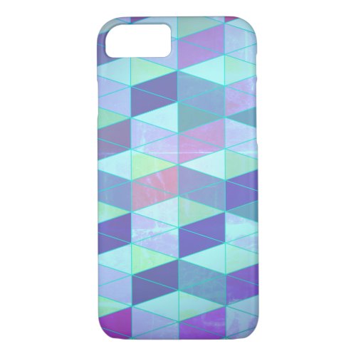 Cubes Into Triangles Geometric Pattern iPhone 87 Case