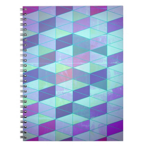 Cubes Into Triangles Geometric Pattern Notebook