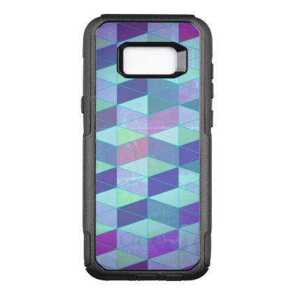 Cubes Into Triangles Geometric Pattern OtterBox Commuter Samsung Galaxy S8+ Case