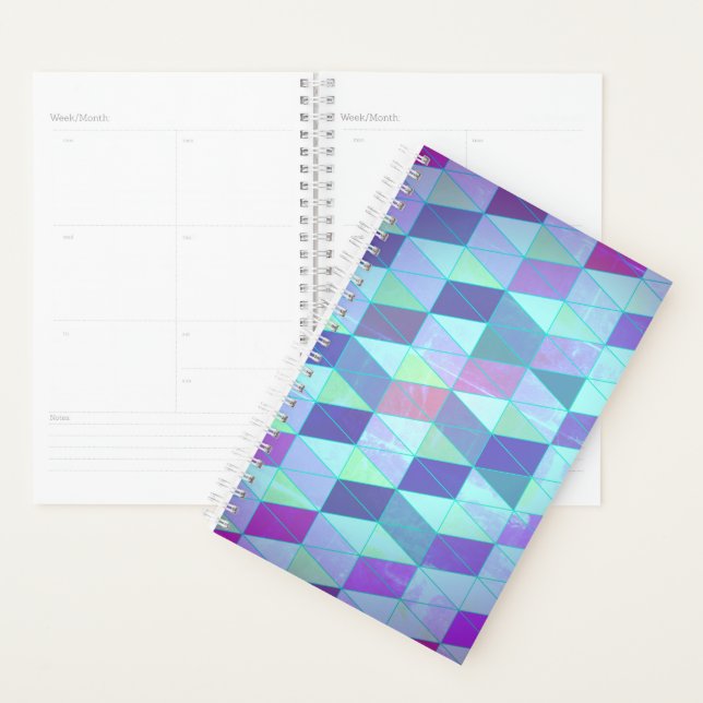 Cubes Into Triangles Geometric Pattern Planner (Display)