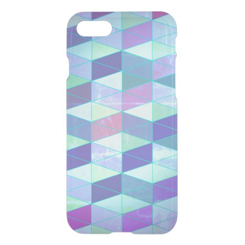 Cubes Into Triangles Geometric Pattern iPhone SE87 Case