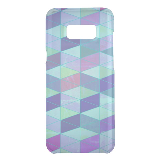 Cubes Into Triangles Geometric Pattern Uncommon Samsung Galaxy Case (Back)