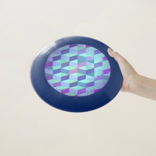 Cubes Into Triangles Geometric Pattern Wham-O Frisbee