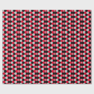 Cubic 3d pattern wrapping paper