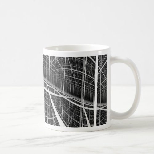 cubic lattice coffee mug