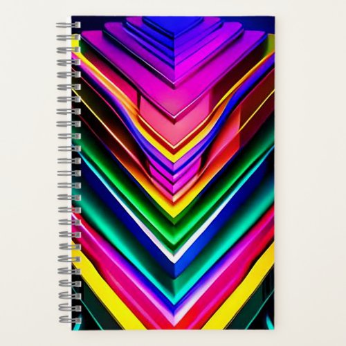 Cubic Neon Brights Notebook