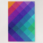 Cubical Colors Jigsaw Puzzle<br><div class="desc">Energic cubical color palette design.</div>