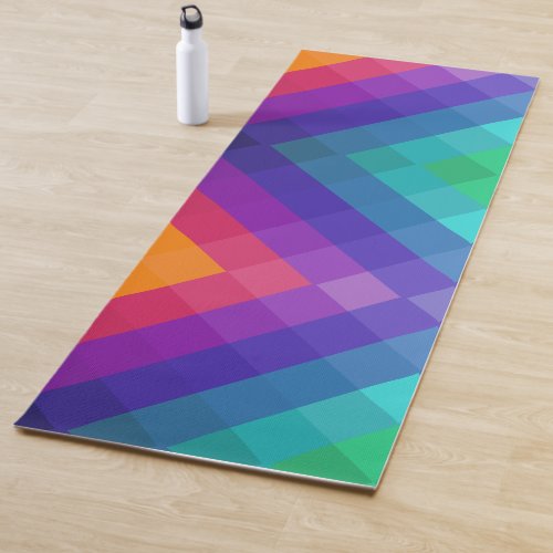 Cubical Colors Yoga Mat