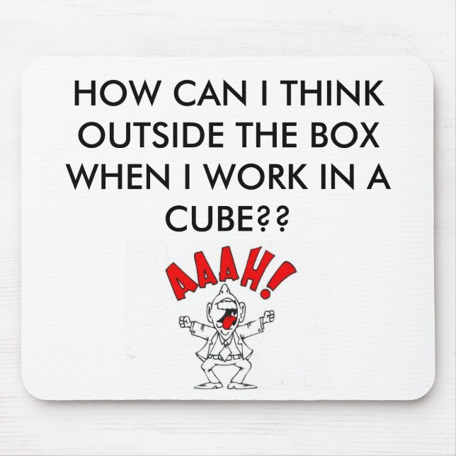 CUBICLE HUMOR MOUSE PAD (Front)