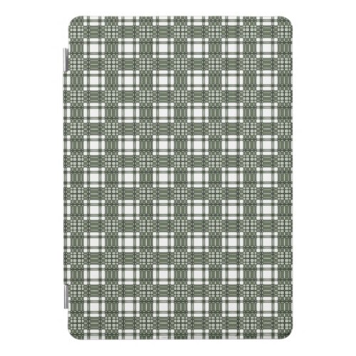 Cubierta para iPad tartan tonos verde iPad Pro Cover