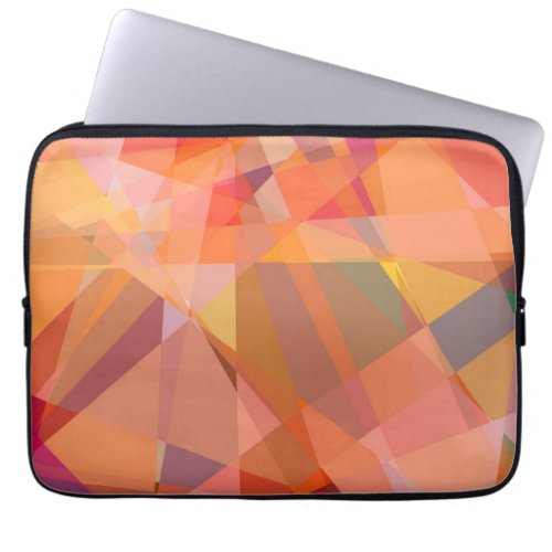 Cubism Abstract Art  Modern Geometric Pattern Laptop Sleeve