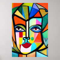 Cubism Abstract Face