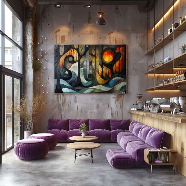 Cubism: Enigmatic Forest Poster (Creator Uploaded)