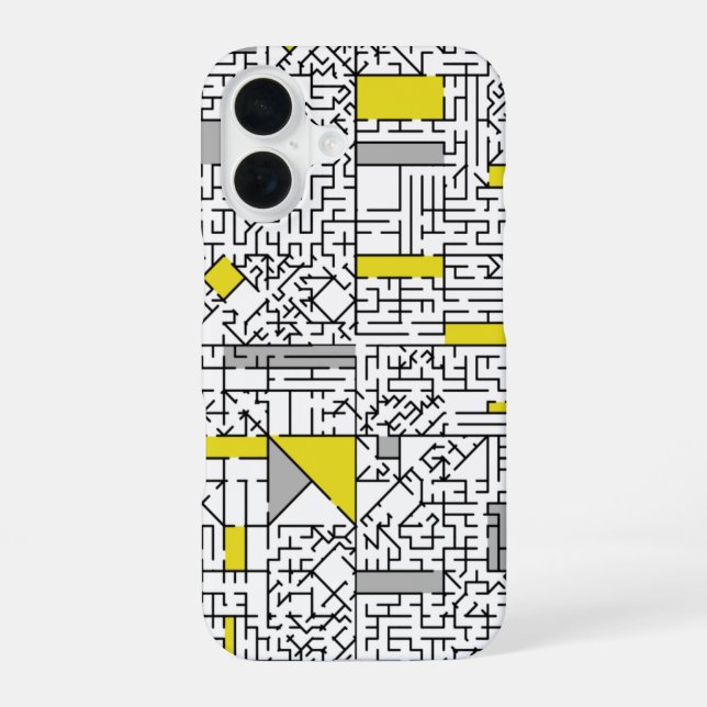 Cubism Maze Iphone Case (Back)