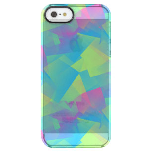 Cubist Abstract Squares pastel Iphone Case 2