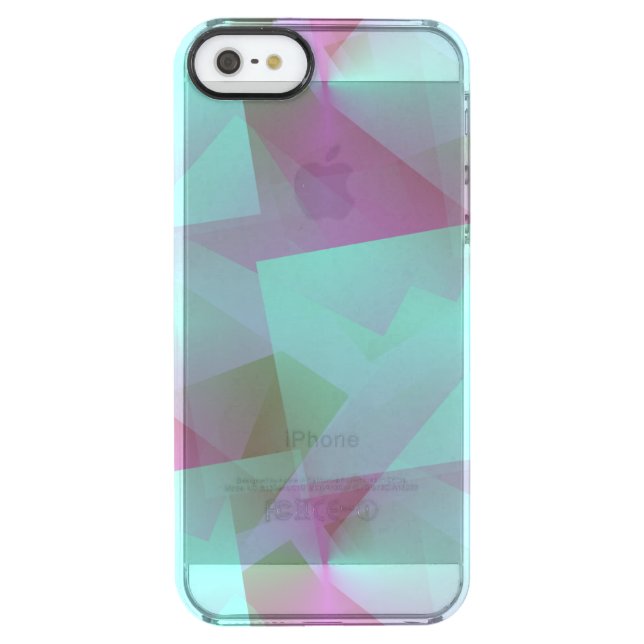 Cubist Abstract Squares pastel Iphone Case 4 (Back)