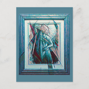 Cubist Art Deco Belly Dancer Postcard