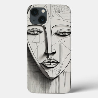 Cubist Art iPhone Case - Unique Abstract Design