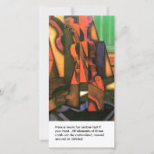 Cubist art Violin and Guitar painting by Juan Gris (Front)