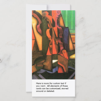 Cubist art Violin and Guitar painting by Juan Gris