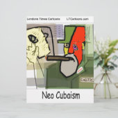 Cubist Castro NeoCubaism Funny (Standing Front)