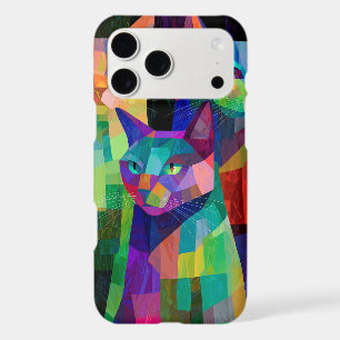 Cubist Cat Sentinels iPhone 17 Pro Max Case