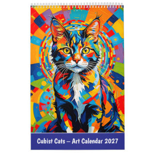 Cubist Cats – Art Calendar