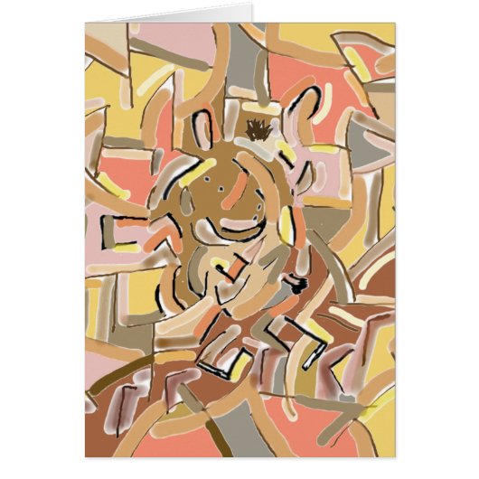 cubist donkey cards (Front)
