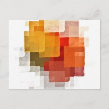 Cubist Pattern Postcard by sirylok at Zazzle