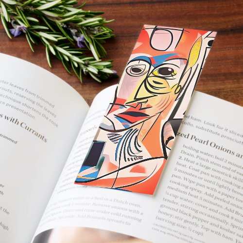 Cubist Portrait Bookmarks