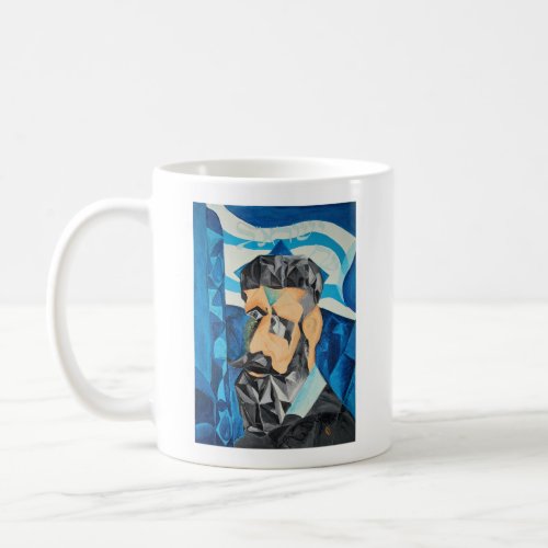 Cubist_style Theodore Herzl mug