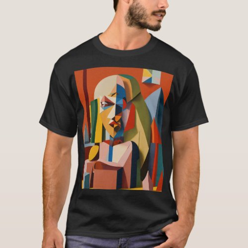 Cubist Visions Annual Celebration in 3D by Picass T_Shirt