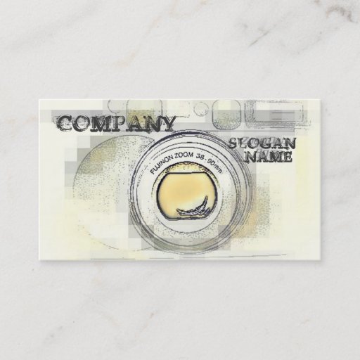 Customizable cubistcam business card template