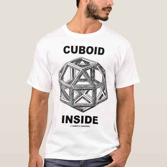 Cuboid Inside (Leonardo da Vinci design) T-Shirt