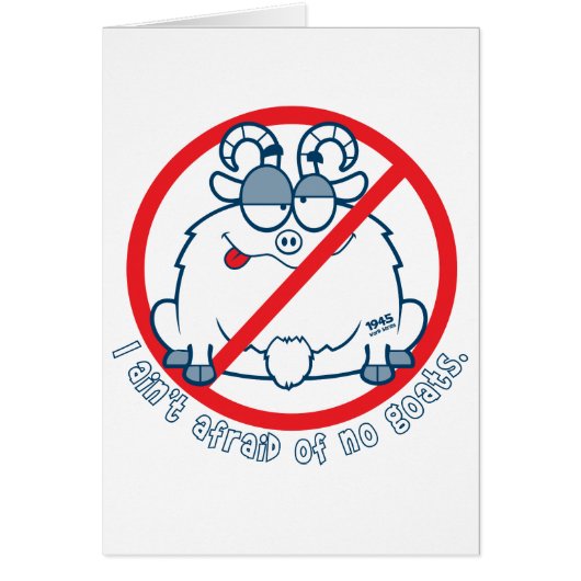 cubs chicago goat shirt cards (Front)