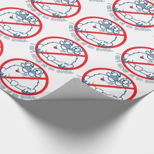 cubs chicago goat shirt wrapping paper Zazzle