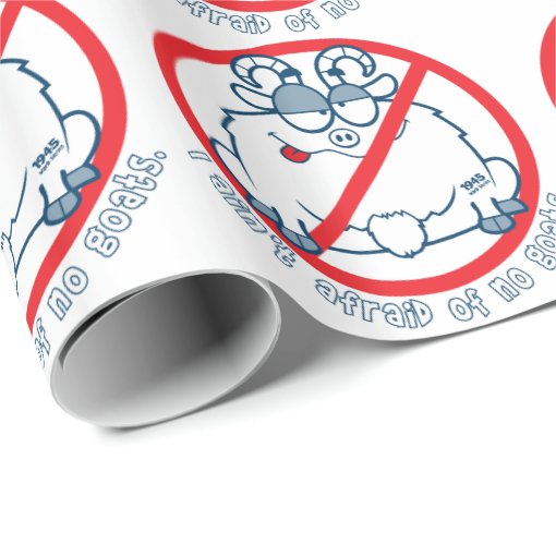 cubs chicago goat shirt wrapping paper Zazzle