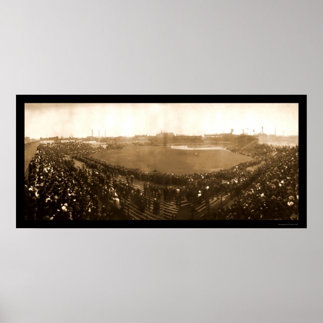 Cubs Sox World Series Photo 1906 Poster (Front)