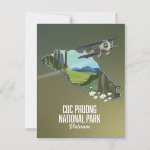 Cuc Phuong National Park Vietnam map
